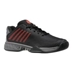 K-Swiss Hypercourt Express 2 Men's Tennis Shoe (Black/Grey/Orange) -Ball Games Shop 06613 042.01