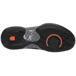K-Swiss Hypercourt Express 2 Men's Tennis Shoe (Black/Grey/Orange) -Ball Games Shop 06613 042.05