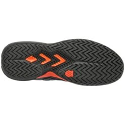 K-Swiss Ultrashot 3 Men's Tennis Shoe (Asphalt/Black/Orange) -Ball Games Shop 06988 061.05