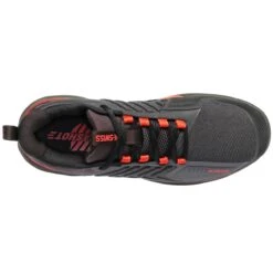 K-Swiss Ultrashot 3 Men's Tennis Shoe (Asphalt/Black/Orange) -Ball Games Shop 06988 061.06