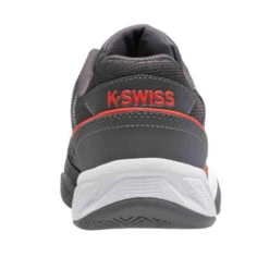 K-Swiss BigShot Light 4 Men's Tennis Shoe (Asphalt/White/Orange) -Ball Games Shop 06989 010.03
