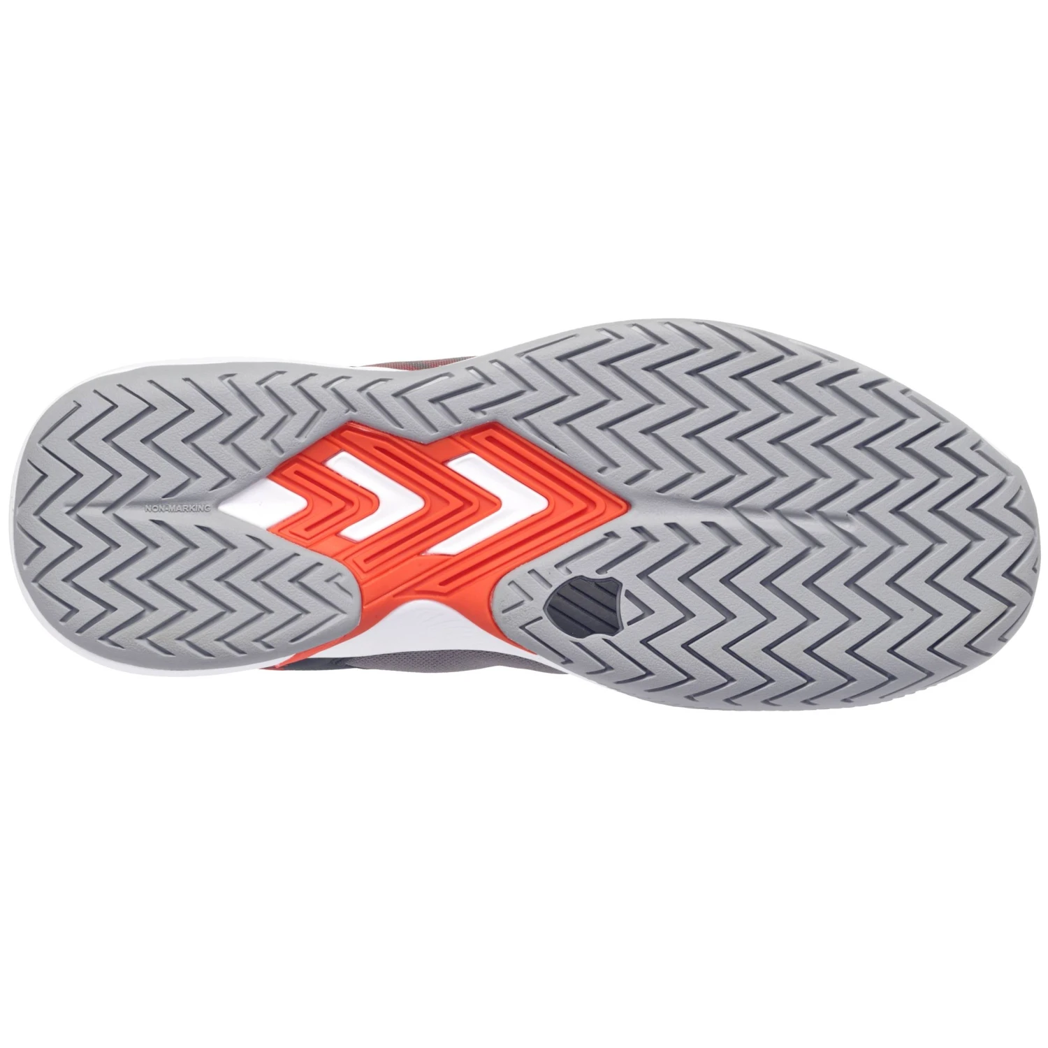 K-Swiss Ultrashot Team Men's Tennis Shoe (Grey/Black/Orange) 5 K-Swiss Ultrashot Team Men's Tennis Shoe (Grey/Black/Orange) - Image 3