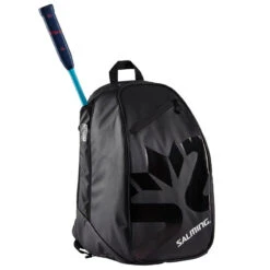 Salming Multi Sport Backpack Racquet Bag (Black) -Ball Games Shop 1159873 0101 with racquet