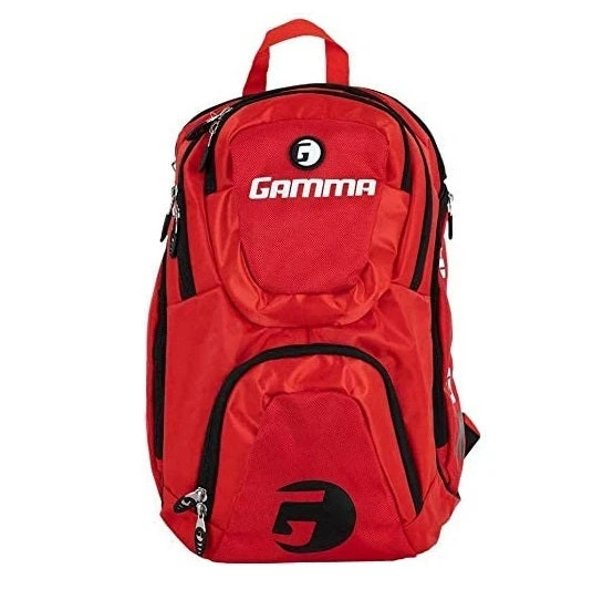 Gamma Pickleball Backpack Paddle Bag (Red/Black) 3 Gamma Pickleball Backpack Paddle Bag (Red/Black)