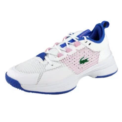 Lacoste AG-LT21 Textile Women's Tennis Shoes (White/Pink) -Ball Games Shop 44SFA0040 1Y9 1