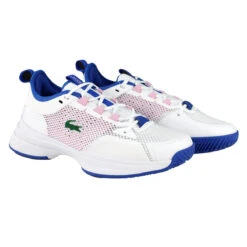 Lacoste AG-LT21 Textile Women's Tennis Shoes (White/Pink) -Ball Games Shop 44SFA0040 1Y9 4