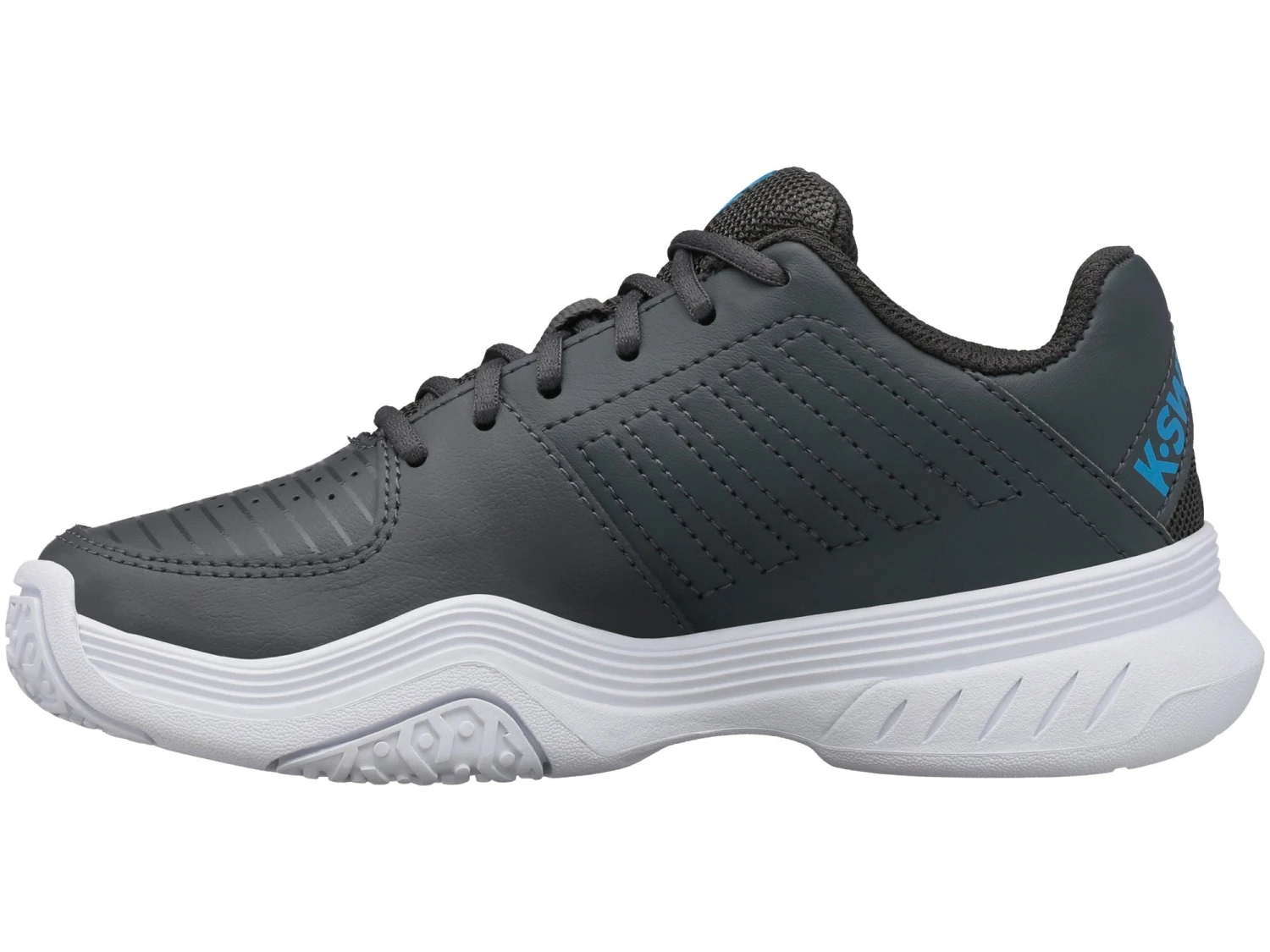 K-Swiss Court Express OMNI Junior Tennis Shoe (Black/Blue) 6 K-Swiss Court Express OMNI Junior Tennis Shoe (Black/Blue) - Image 4