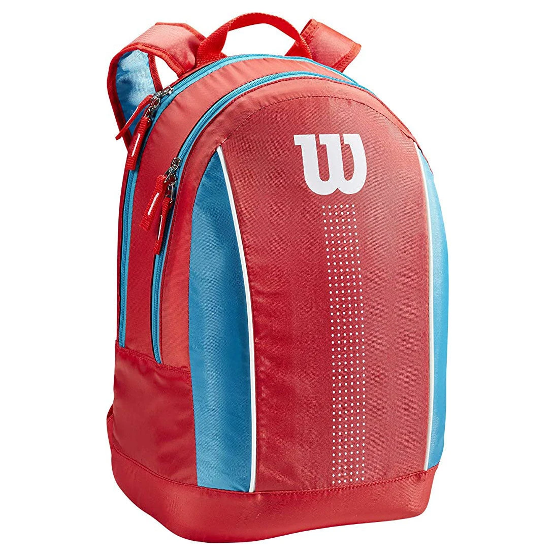 Wilson Junior Racquet Backpack (Coral/Blue/White) 3 Wilson Junior Racquet Backpack (Coral/Blue/White)
