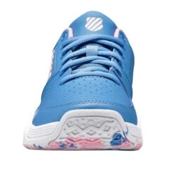 K-Swiss Court Express OMNI Junior Tennis Shoe (Blue/Pink/White) -Ball Games Shop 86609 454.02