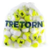 Tretorn Micro-X Pressureless Yellow/White Tennis Balls - 72 Ball Bag -Ball Games Shop A0016.YW Tretorn Micro X yellow white pressureless bag 72