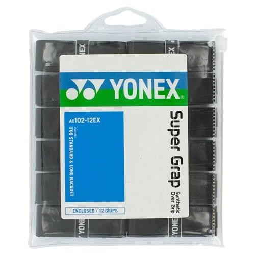Yonex Super Grap Overgrip 12 Pack (Black) 3 Yonex Super Grap Overgrip 12 Pack (Black)