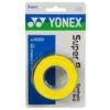 Yonex Super Grap Overgrip 3 Pack (Yellow) 1 Yonex Super Grap Overgrip 3 Pack (Yellow) -Ball Games Shop AC102Yellow
