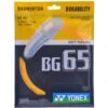 Yonex BG 65 Badminton String (Orange) 1 Yonex BG 65 Badminton String (Orange) -Ball Games Shop BG6510OR BG 65 Orange