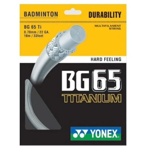 Yonex BG 65Ti Badminton String (White) 3 Yonex BG 65Ti Badminton String (White)