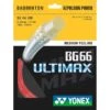 Yonex BG 66 Ultimax Badminton String (Red) -Ball Games Shop BG66URed