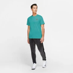 Nike Men's Court Top (Washed Teal) -Ball Games Shop BV5809 392 PHSYM002 3144