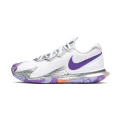 Nike Air Zoom Vapor Cage 4 Women's Tennis Shoe (White/Purple) 20 Nike Air Zoom Vapor Cage 4 Women's Tennis Shoe (White/Purple) -Ball Games Shop CD0431 103 PHSLH000 3144