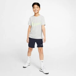 Nike Boy's Court Flex Ace Shorts (Obsidian/White) -Ball Games Shop CI9409 452 PHSYM003 3144