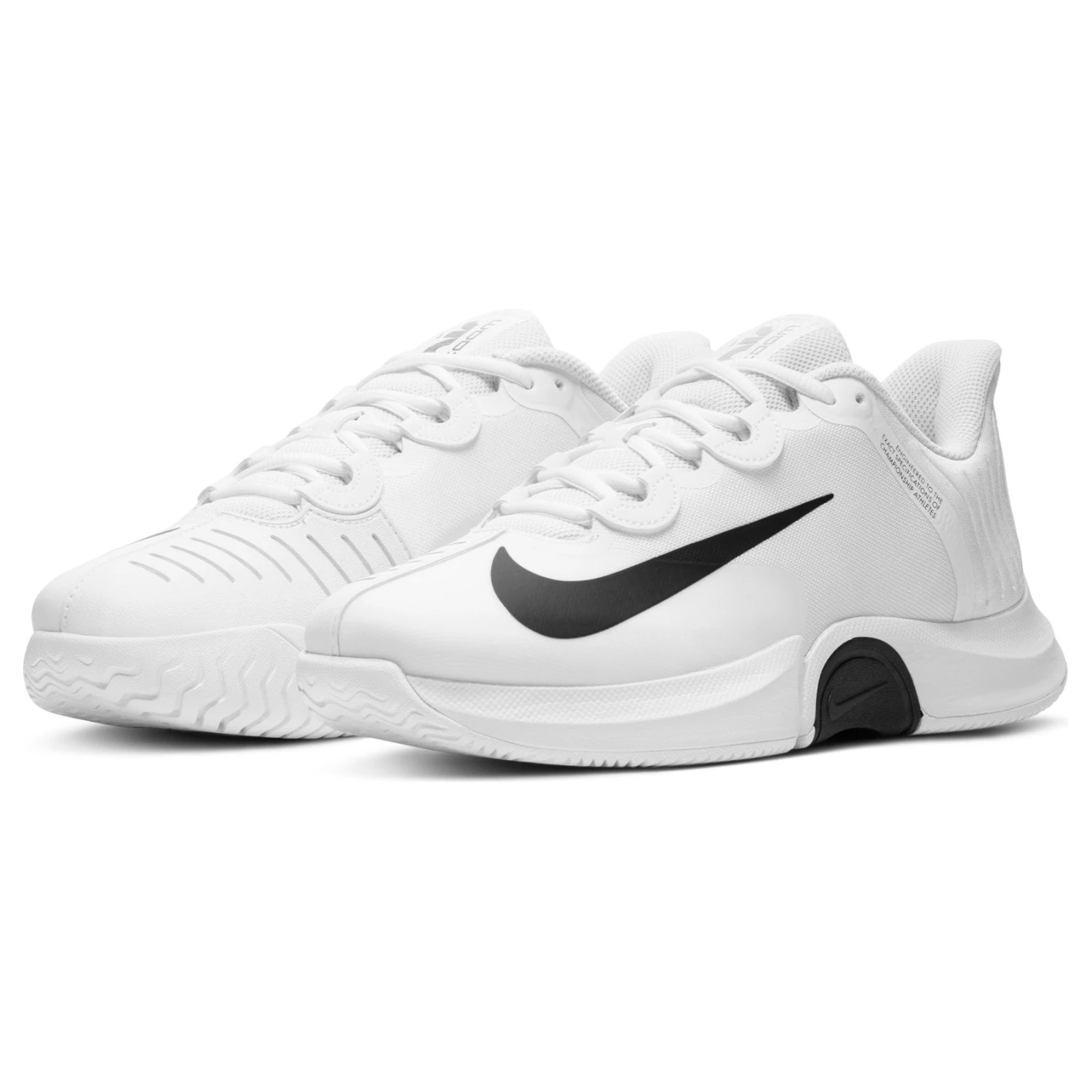 Nike Air Zoom GP Turbo Men's Tennis Shoe (White/Black) 12 Nike Air Zoom GP Turbo Men's Tennis Shoe (White/Black) - Image 10