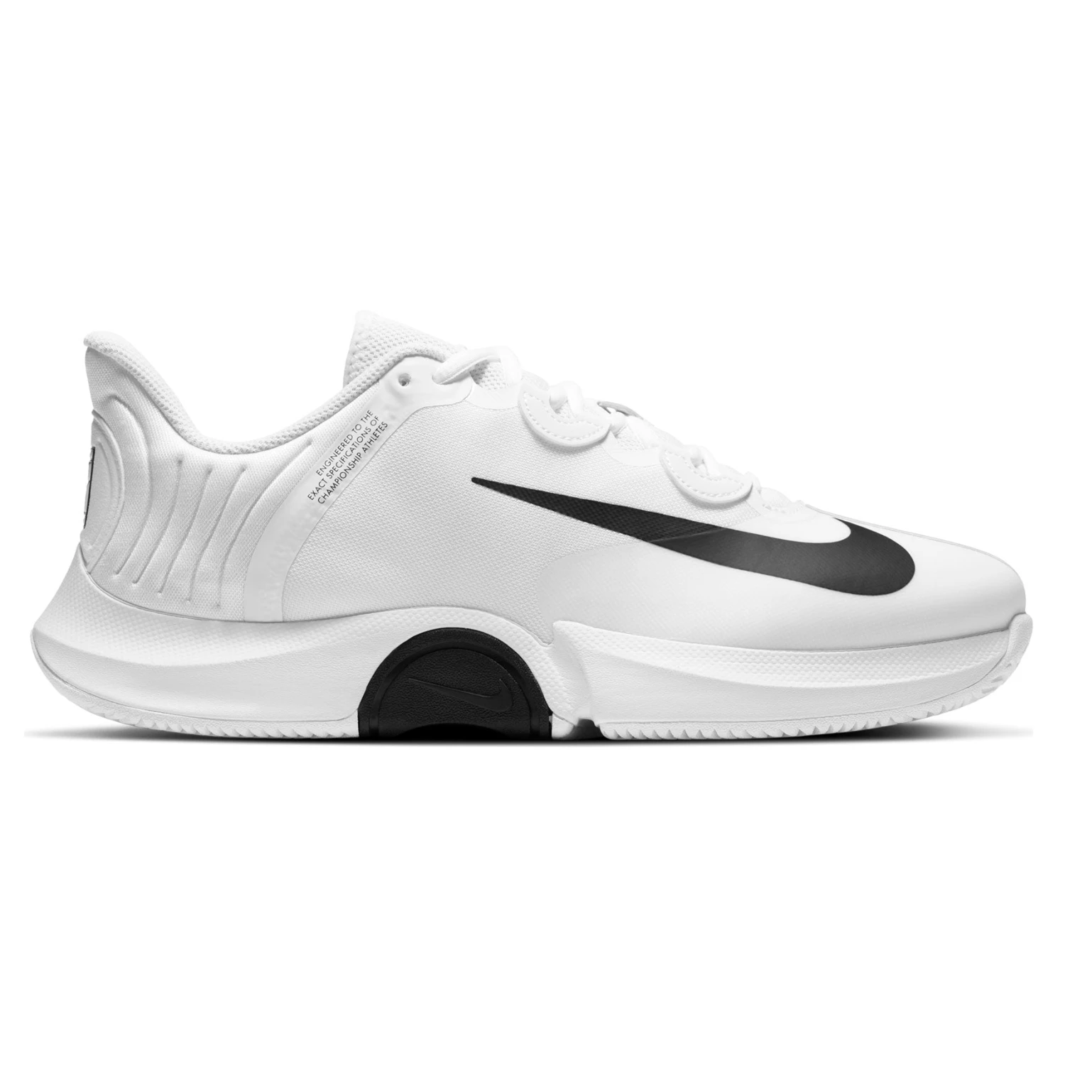 Nike Air Zoom GP Turbo Men's Tennis Shoe (White/Black) 3 Nike Air Zoom GP Turbo Men's Tennis Shoe (White/Black)