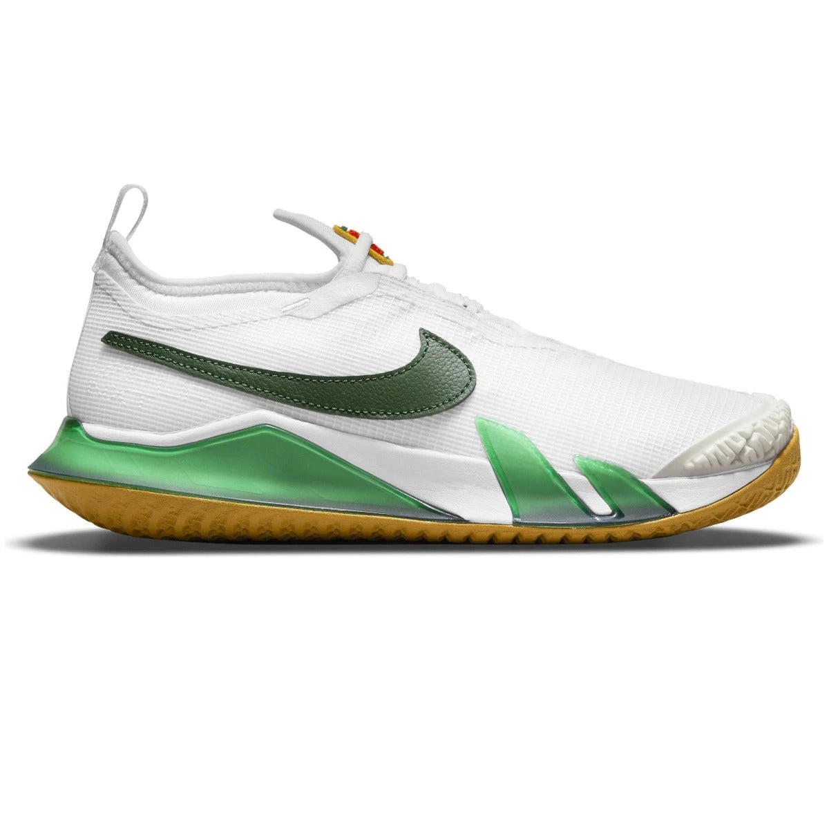 Nike React Vapor NXT Women's Tennis Shoe (White/Gold/Green) 3 Nike React Vapor NXT Women's Tennis Shoe (White/Gold/Green)