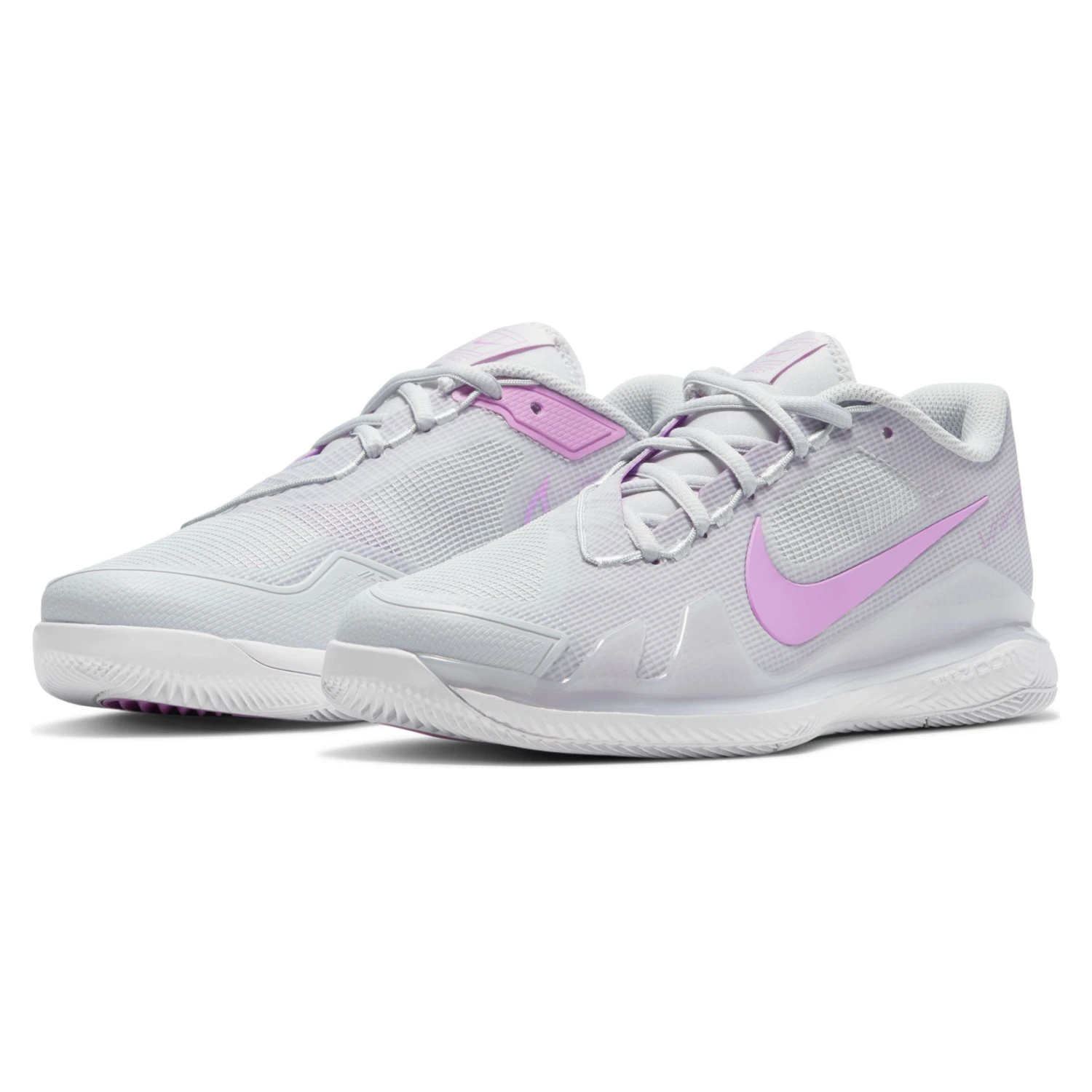 Nike Air Zoom Vapor Pro Women's Tennis Shoe (Light Grey/Fuchsia/White) 7 Nike Air Zoom Vapor Pro Women's Tennis Shoe (Light Grey/Fuchsia/White) - Image 5