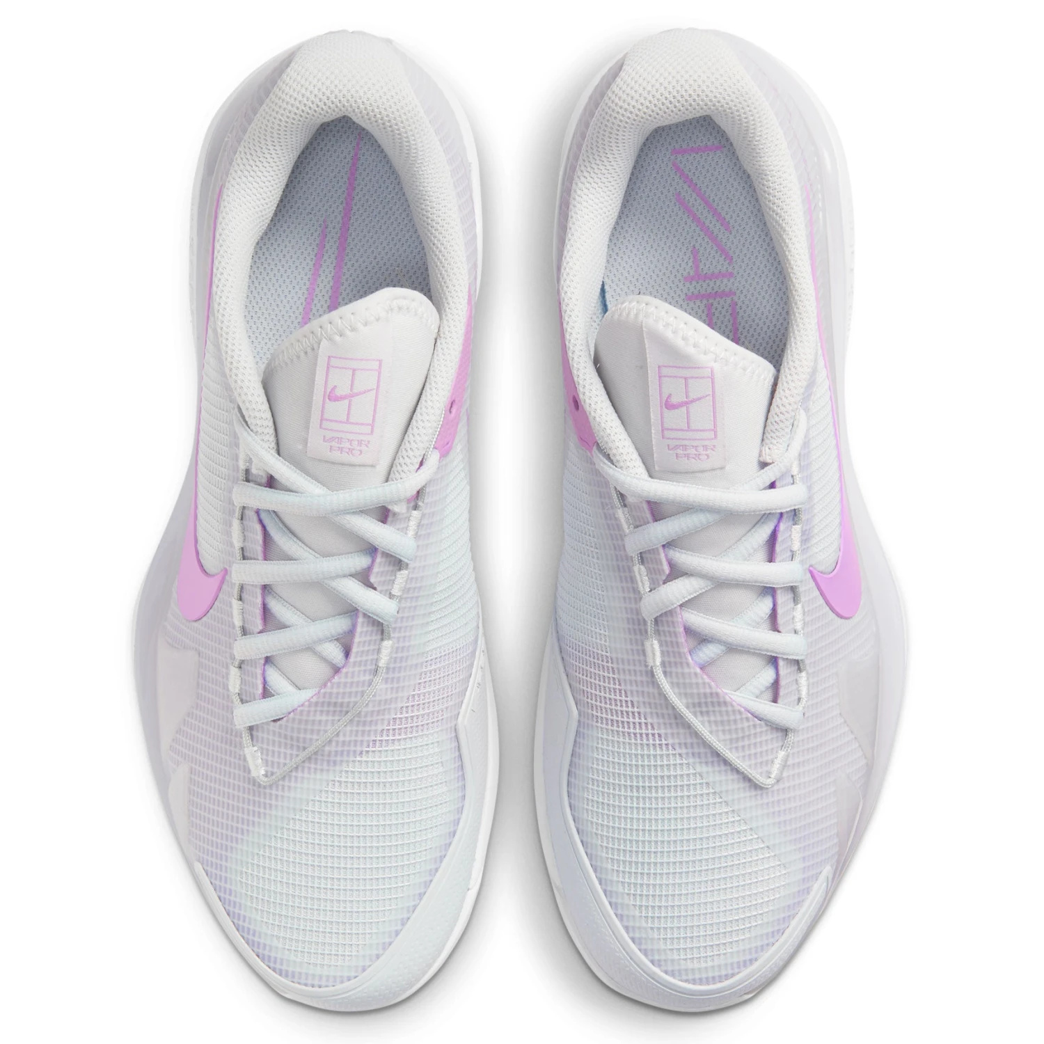 Nike Air Zoom Vapor Pro Women's Tennis Shoe (Light Grey/Fuchsia/White) 5 Nike Air Zoom Vapor Pro Women's Tennis Shoe (Light Grey/Fuchsia/White) - Image 3