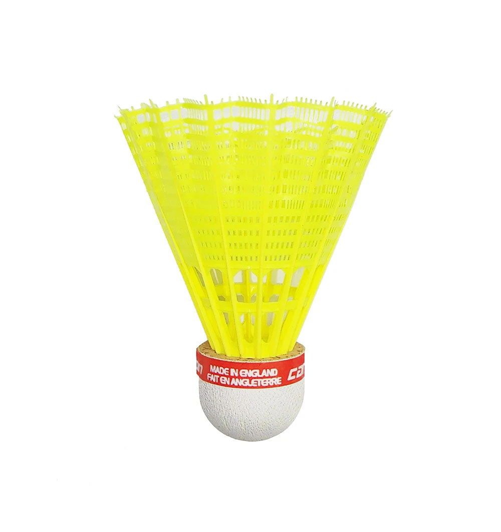 Carlton F2 Nylon Badminton Shuttlecocks (Yellow) (Red Cap) 5 Carlton F2 Nylon Badminton Shuttlecocks (Yellow) (Red Cap) - Image 3