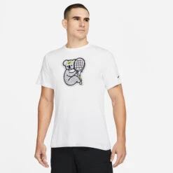 Nike Men's Dri-FIT Koala Tennis Top (White)