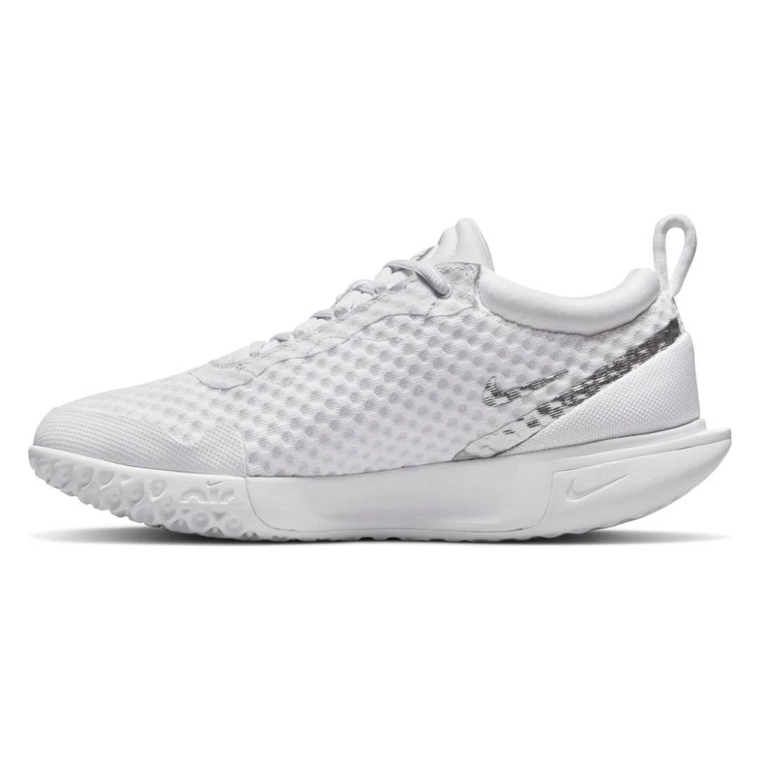 Nike Court Zoom Pro Women's Tennis Shoe (White/Metallic Silver) 4 Nike Court Zoom Pro Women's Tennis Shoe (White/Metallic Silver) - Image 2