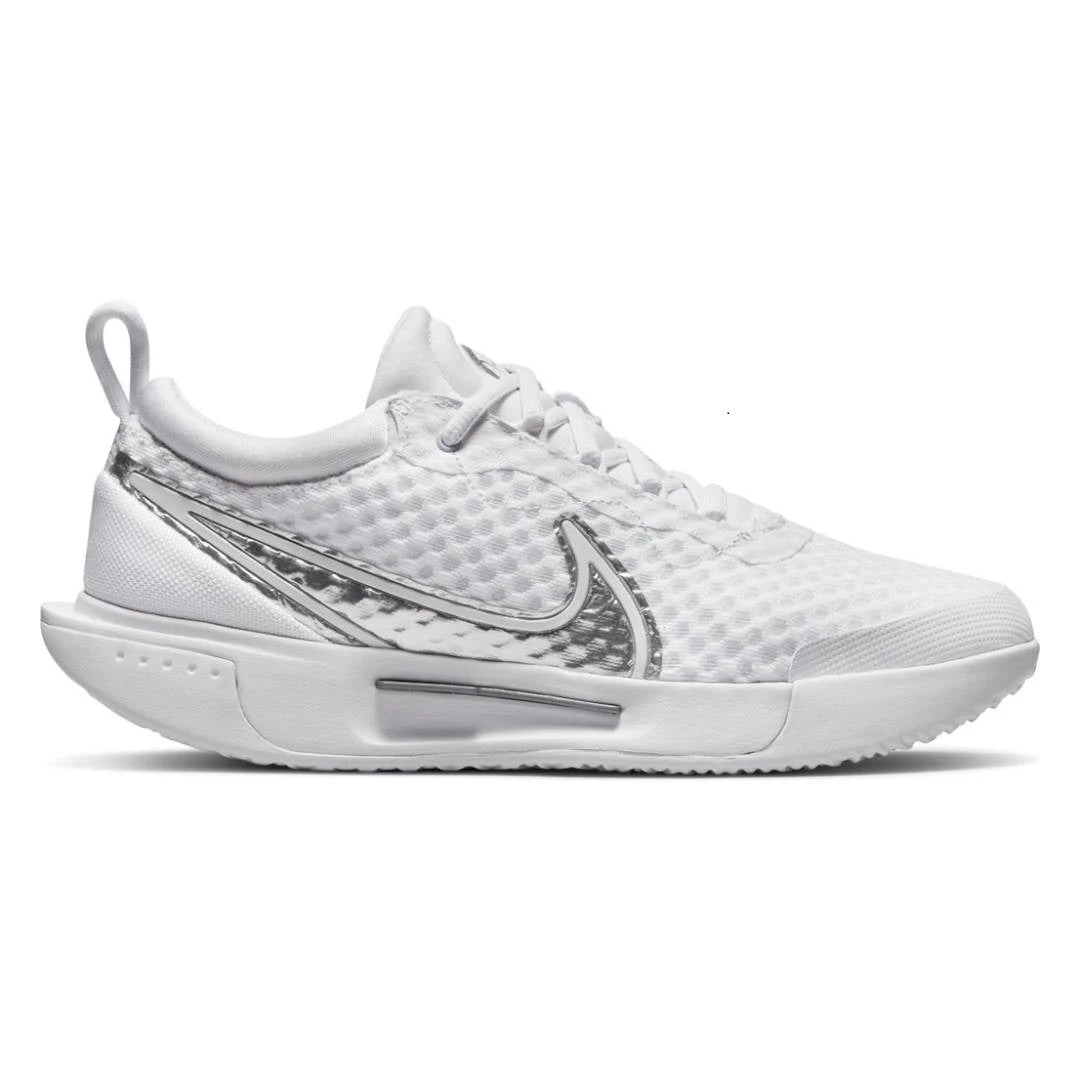 Nike Court Zoom Pro Women's Tennis Shoe (White/Metallic Silver) 3 Nike Court Zoom Pro Women's Tennis Shoe (White/Metallic Silver)