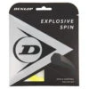 Dunlop Explosive Spin 17/1.25 Tennis String (Yellow) -Ball Games Shop DT20 10299195 EXPLOSIVE SPIN YELLOW 12M SET FRONT JPG