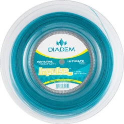 Diadem Impulse 16/1.32 Tennis String Reel (Teal)