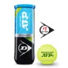 Dunlop ATP Extra Duty Tennis Balls 2 Dunlop ATP Extra Duty Tennis Balls -Ball Games Shop Dunlop ATP xtra