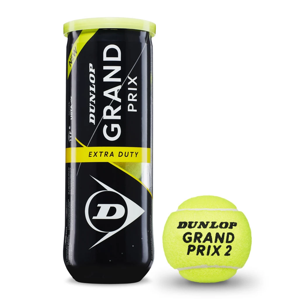 Dunlop Grand Prix Extra Duty Tennis Balls 3 Dunlop Grand Prix Extra Duty Tennis Balls