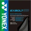 Yonex BG Exbolt 63 Badminton String (Black) -Ball Games Shop EXBOLT63black