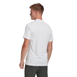 Adidas Men's Freelift HEAT.RDY Polo (White) -Ball Games Shop FQ2434 APP on model back white