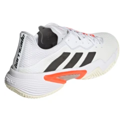 Adidas Barricade Tokyo Men's Tennis Shoe (White/Black/Solar Red) -Ball Games Shop FZ3935 FTW photo back lateral top white