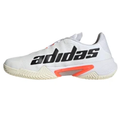 Adidas Barricade Tokyo Men's Tennis Shoe (White/Black/Solar Red) -Ball Games Shop FZ3935 FTW photo side medial center white