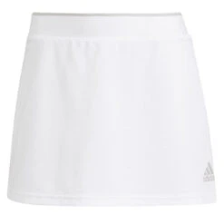 Adidas Women's Club Skirt (White/Grey) 22 Adidas Women's Club Skirt (White/Grey) -Ball Games Shop GH7221 2 APPAREL Photography Front Center View transparent