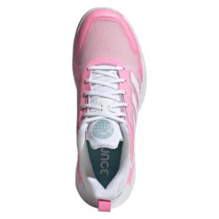 Adidas Defiant Speed Women's Tennis Shoe (Pink/White) -Ball Games Shop GV9529 3 FOOTWEAR Photography TopPortraitView transparent