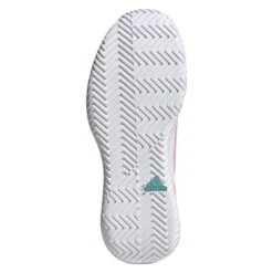Adidas Defiant Speed Women's Tennis Shoe (Pink/White) -Ball Games Shop GV9529 4 FOOTWEAR Photography BottomView transparent