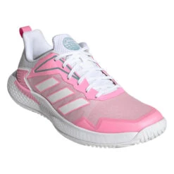 Adidas Defiant Speed Women's Tennis Shoe (Pink/White) -Ball Games Shop GV9529 6 FOOTWEAR Photography FrontLateralTopView transparent