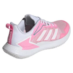 Adidas Defiant Speed Women's Tennis Shoe (Pink/White) -Ball Games Shop GV9529 7 FOOTWEAR Photography BackLateralTopView transparent