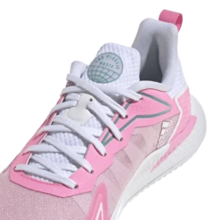 Adidas Defiant Speed Women's Tennis Shoe (Pink/White) -Ball Games Shop GV9529 9 FOOTWEAR Photography DetailView2 transparent