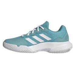 Adidas GameCourt 2 Women's Tennis Shoe (Mint Ton/Cloud White) -Ball Games Shop GW6262 5