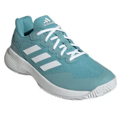 Adidas GameCourt 2 Women's Tennis Shoe (Mint Ton/Cloud White) -Ball Games Shop GW6262 6