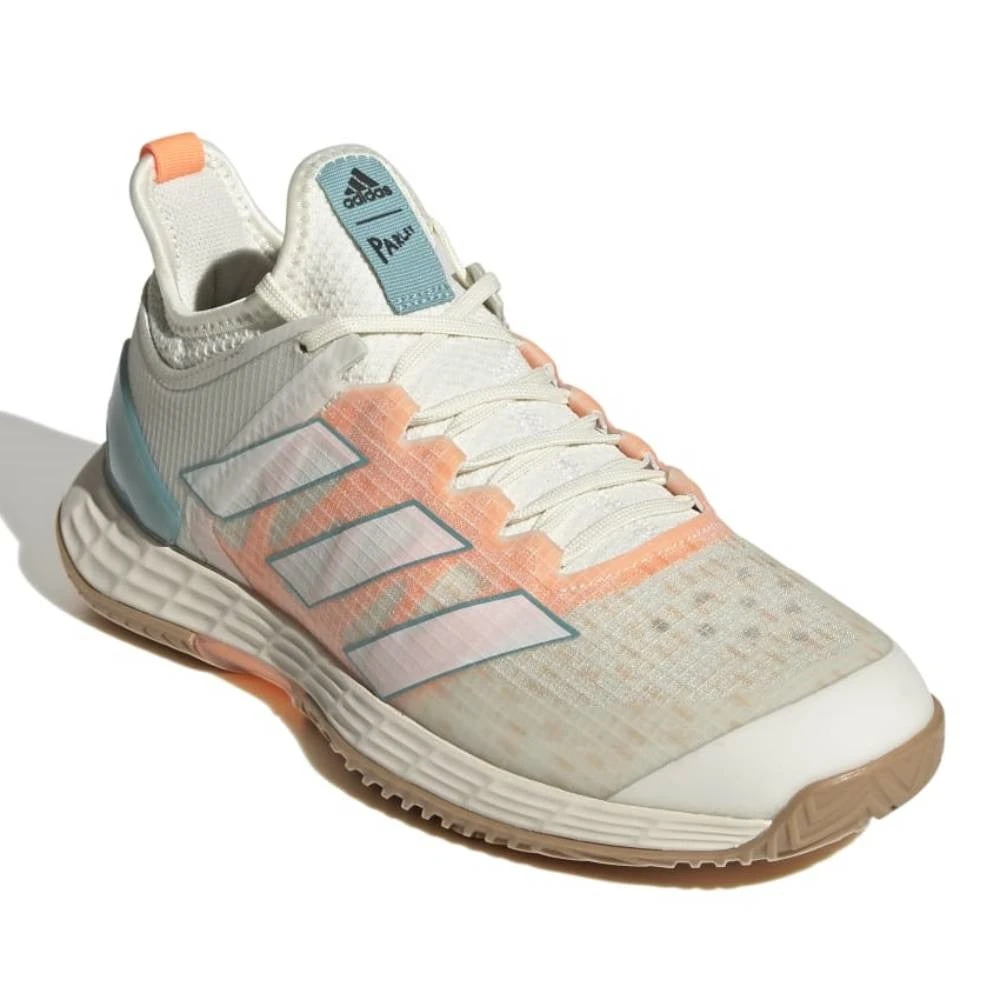 Adidas Adizero Ubersonic 4 Parley Women's Tennis Shoes (White/Beam Orange) 6 Adidas Adizero Ubersonic 4 Parley Women's Tennis Shoes (White/Beam Orange) - Image 4