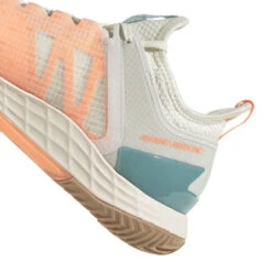 Adidas Adizero Ubersonic 4 Parley Women's Tennis Shoes (White/Beam Orange) 14 Adidas Adizero Ubersonic 4 Parley Women's Tennis Shoes (White/Beam Orange) -Ball Games Shop GX9624 9 FOOTWEAR Photography DetailView2 white