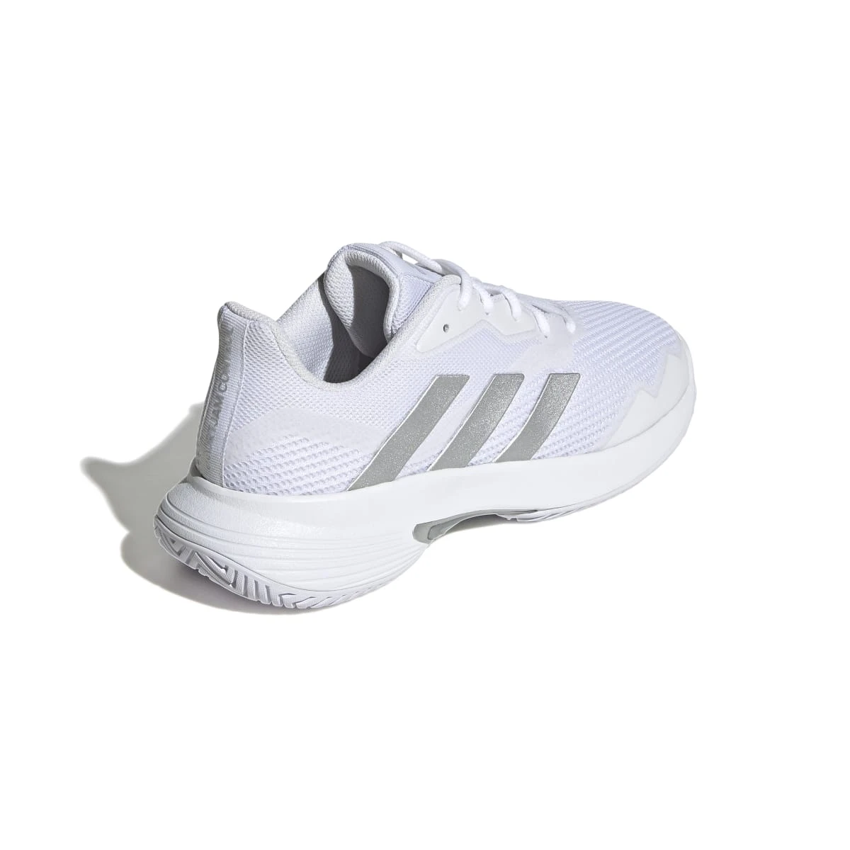 Adidas CourtJam Control Women's Tennis Shoe (White/Silver) 8 Adidas CourtJam Control Women's Tennis Shoe (White/Silver) - Image 6